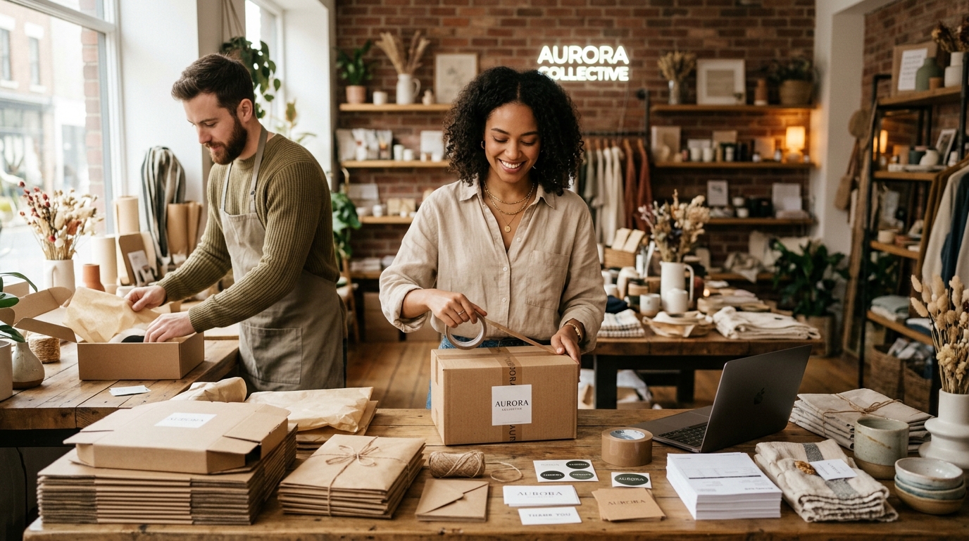 Zoho Commerce Store and Packaging
